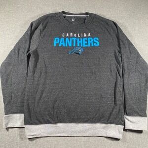 NFL Pro Line Carolina Panthers Sweatshirt Mens Medium Charcoal Grey Crewneck